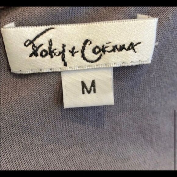 Foley and Corinna Soft Ruffled Button Cardigan Top M - Picture 4 of 4